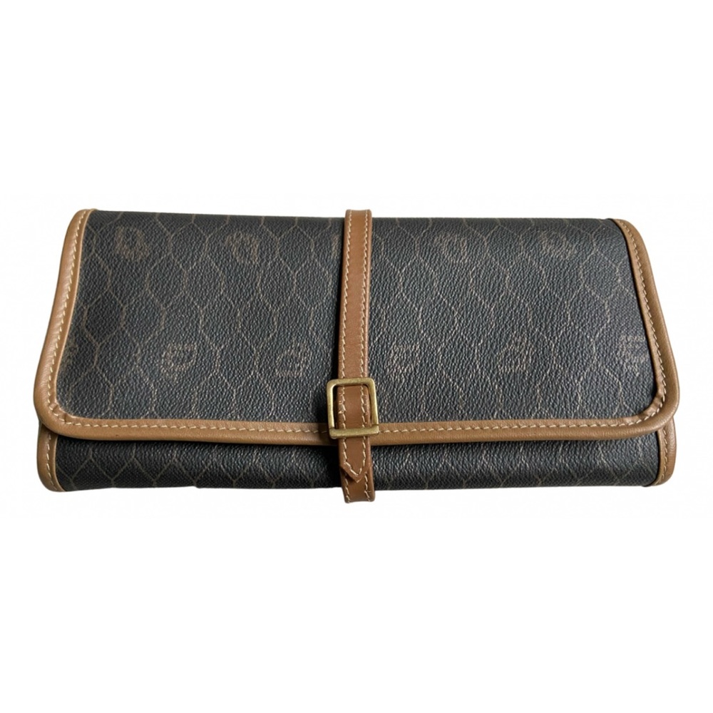CHRISTIAN DIOR // vintage honeycomb clutch wallet